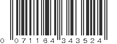 UPC 071164343524