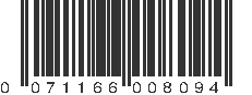 UPC 071166008094