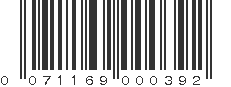 UPC 071169000392