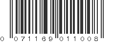 UPC 071169011008