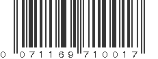 UPC 071169710017