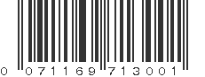 UPC 071169713001