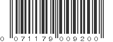 UPC 071179009200