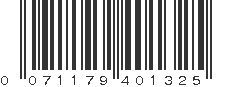 UPC 071179401325