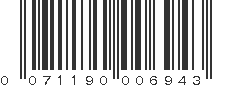 UPC 071190006943