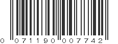 UPC 071190007742