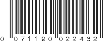 UPC 071190022462