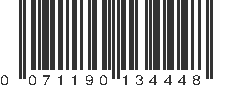 UPC 071190134448