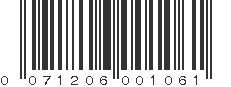 UPC 071206001061