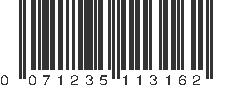 UPC 071235113162