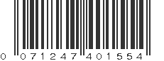 UPC 071247401554