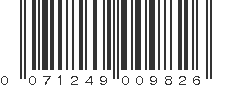 UPC 071249009826