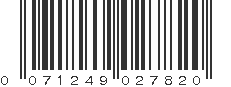 UPC 071249027820