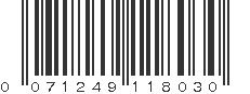 UPC 071249118030