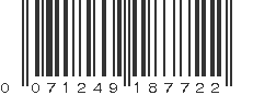 UPC 071249187722