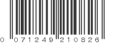 UPC 071249210826