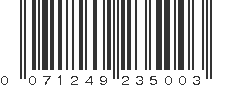 UPC 071249235003