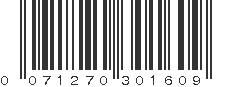 UPC 071270301609