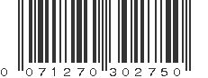 UPC 071270302750