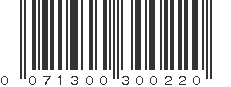 UPC 071300300220