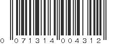 UPC 071314004312