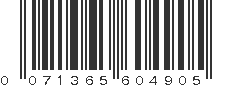 UPC 071365604905