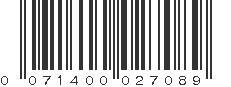 UPC 071400027089