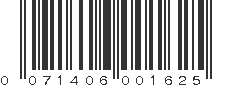 UPC 071406001625