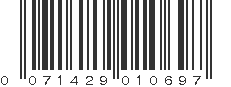 UPC 071429010697