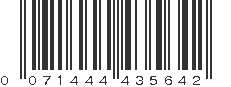 UPC 071444435642