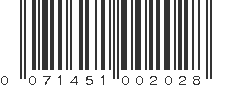 UPC 071451002028