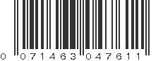 UPC 071463047611