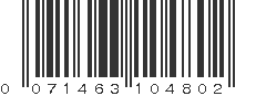 UPC 071463104802