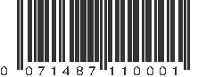 UPC 071487110001