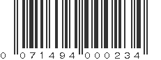 UPC 071494000234