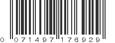 UPC 071497176929