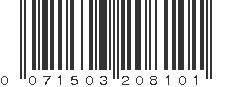 UPC 071503208101