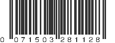 UPC 071503281128