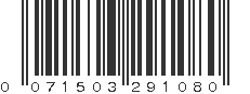 UPC 071503291080