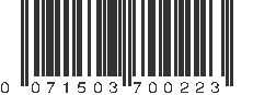 UPC 071503700223