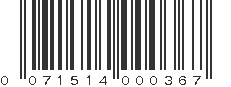 UPC 071514000367