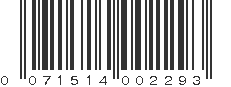 UPC 071514002293