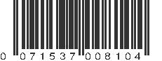 UPC 071537008104