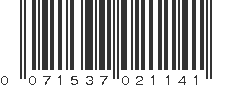 UPC 071537021141