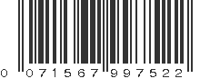 UPC 071567997522
