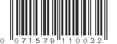 UPC 071579110032