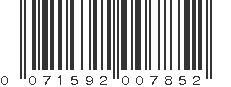 UPC 071592007852