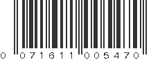 UPC 071611005470
