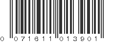 UPC 071611013901