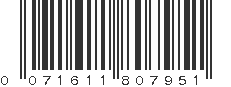 UPC 071611807951